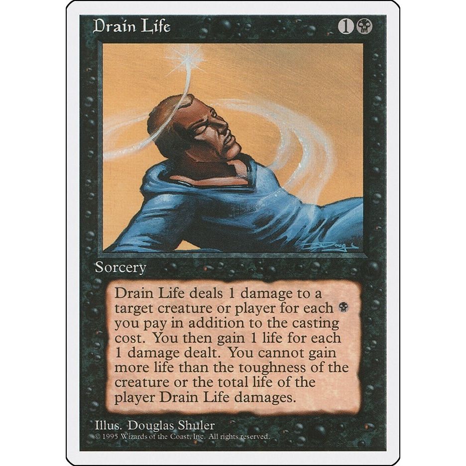 Image for Drain Life (16) (4ED) - Magic: The Gathering