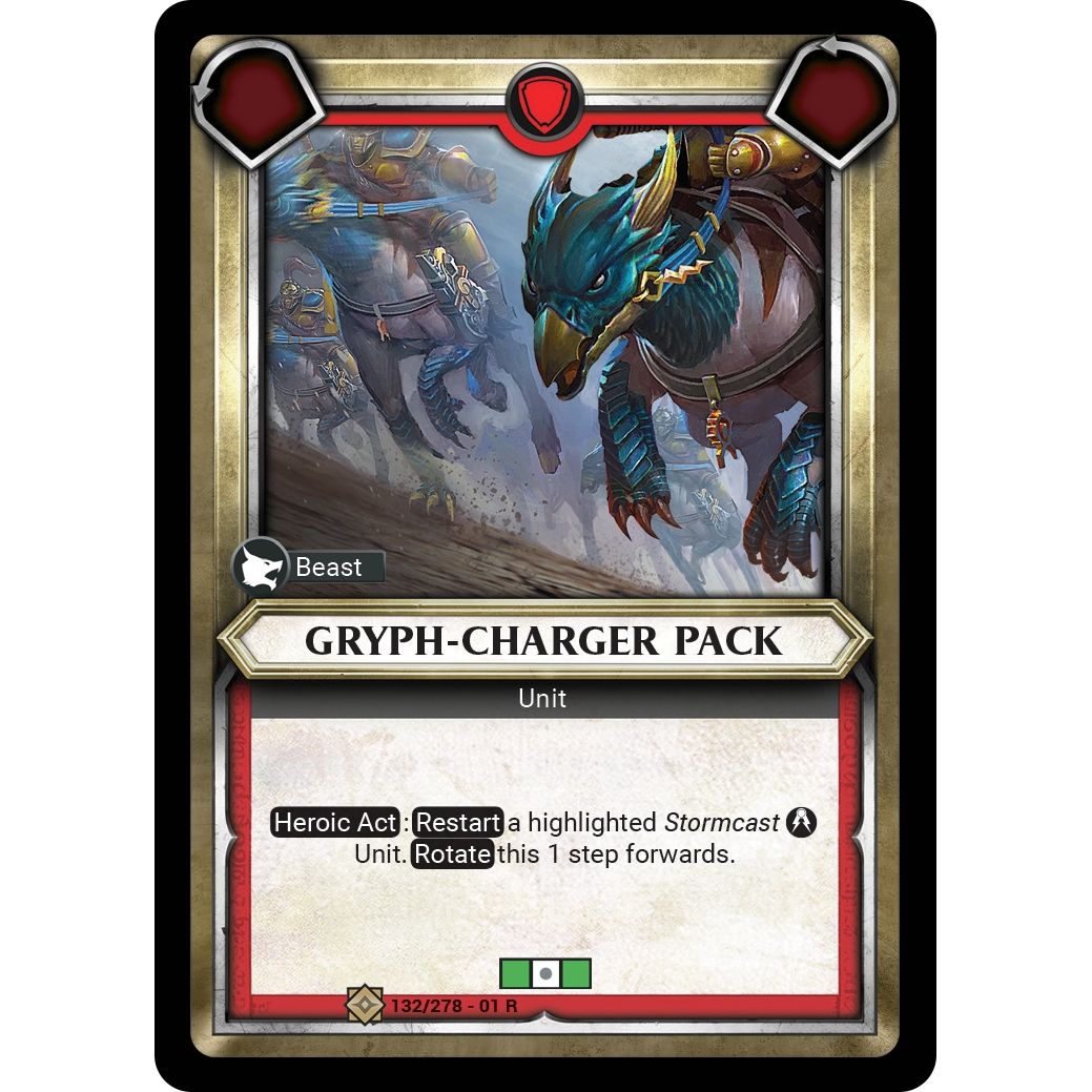 Image for Gryph-Charger Pack (Unclaimed) (132/278) (WHAOSC) - Warhammer Age of Sigmar Champions TCG