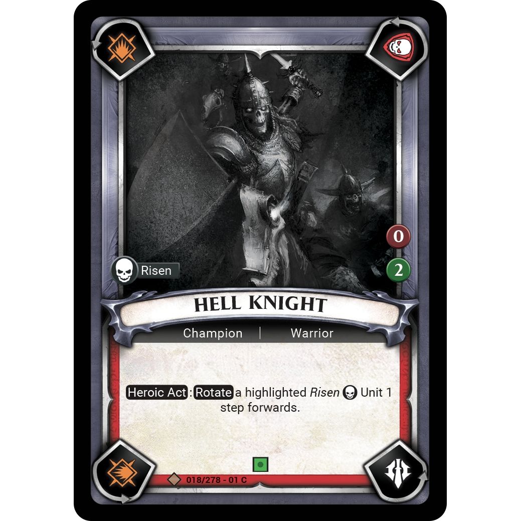 Image for Hell Knight (Unclaimed) (018/278) (WHAOSC) - Warhammer Age of Sigmar Champions TCG