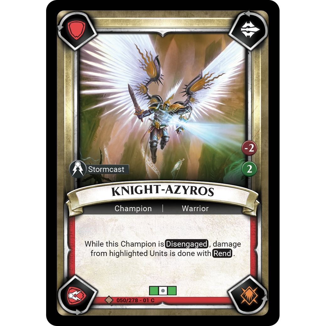 Image for Knight-Azyros (Unclaimed) (050/278) (WHAOSC) - Warhammer Age of Sigmar Champions TCG