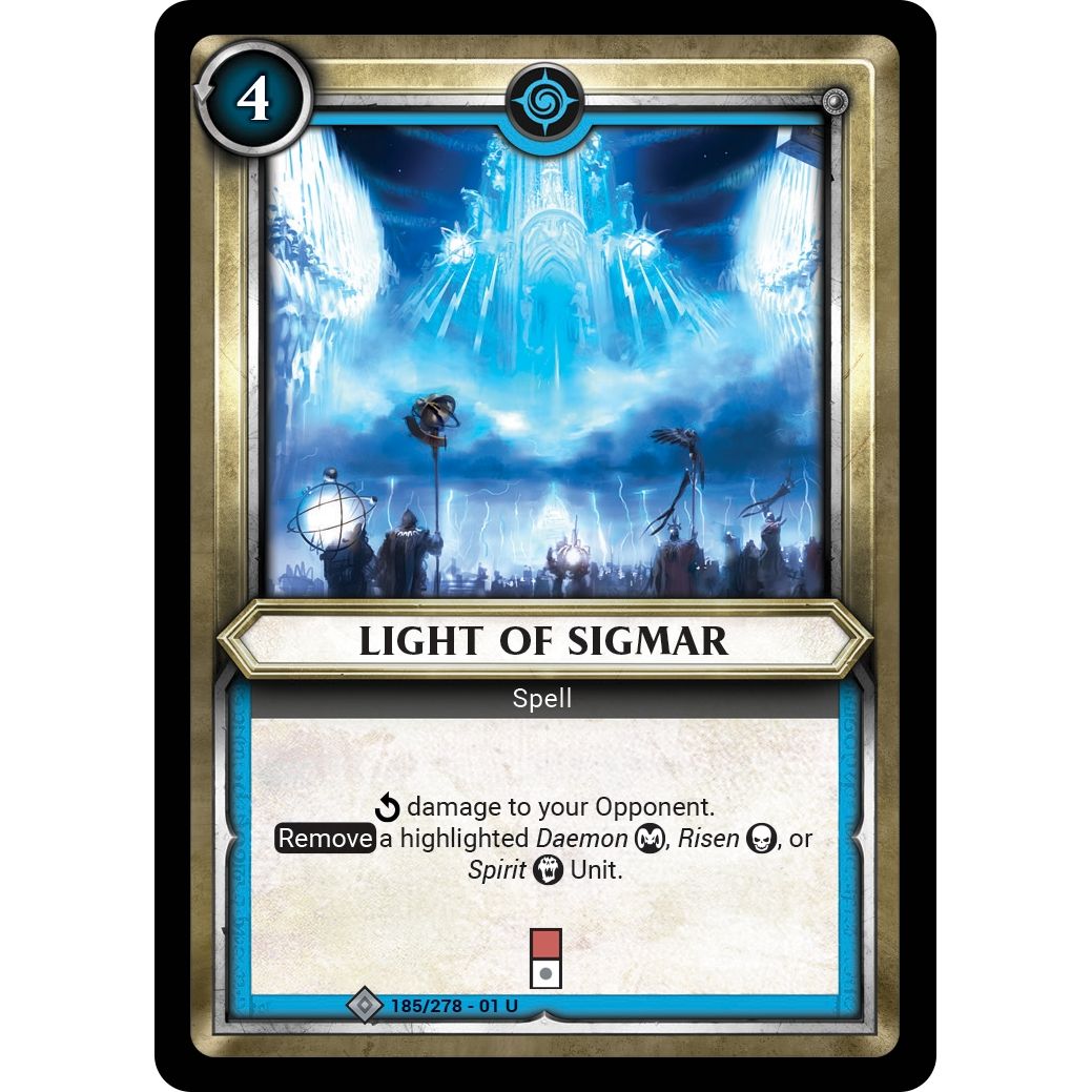 Image for Light of Sigmar (Claimed) (185/278) (WHAOSC) - Warhammer Age of Sigmar Champions TCG