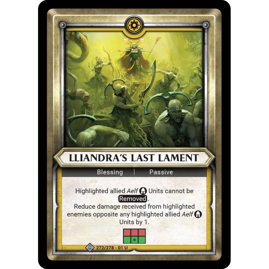 Image for Lliandra's Last Lament (Claimed) (272/278) (WHAOSC) - Warhammer Age of Sigmar Champions TCG