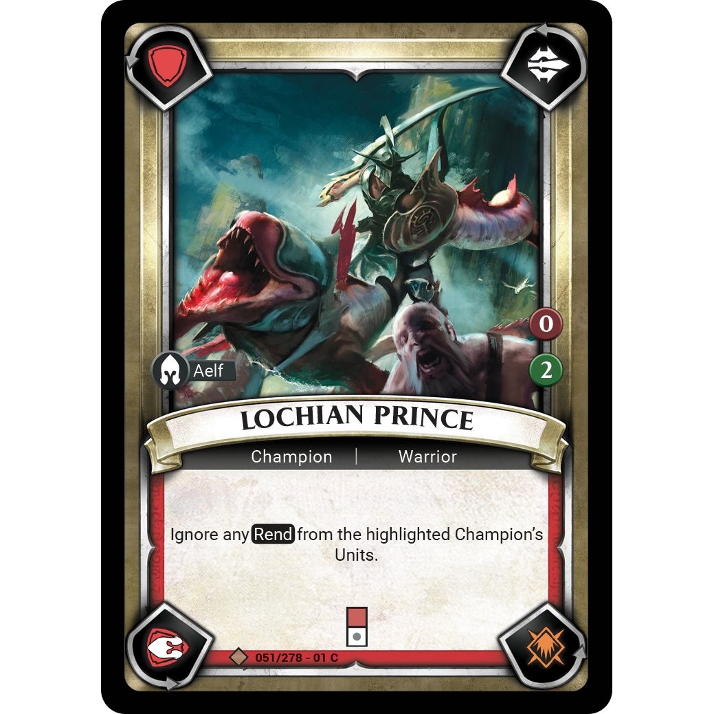Image for Lochian Prince (Unclaimed) (051/278) (WHAOSC) - Warhammer Age of Sigmar Champions TCG