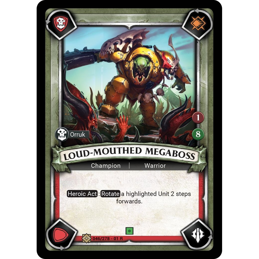 Image for Loud-Mouthed Megaboss (Claimed) (046/278) (WHAOSC) - Warhammer Age of Sigmar Champions TCG