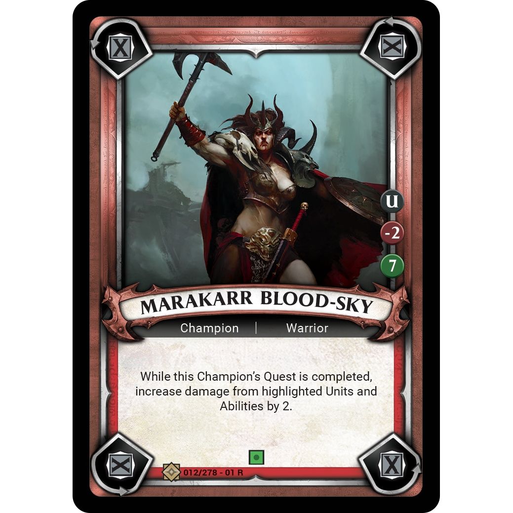 Image for Marakarr Blood-Sky (Unclaimed) (012/278) (WHAOSC) - Warhammer Age of Sigmar Champions TCG