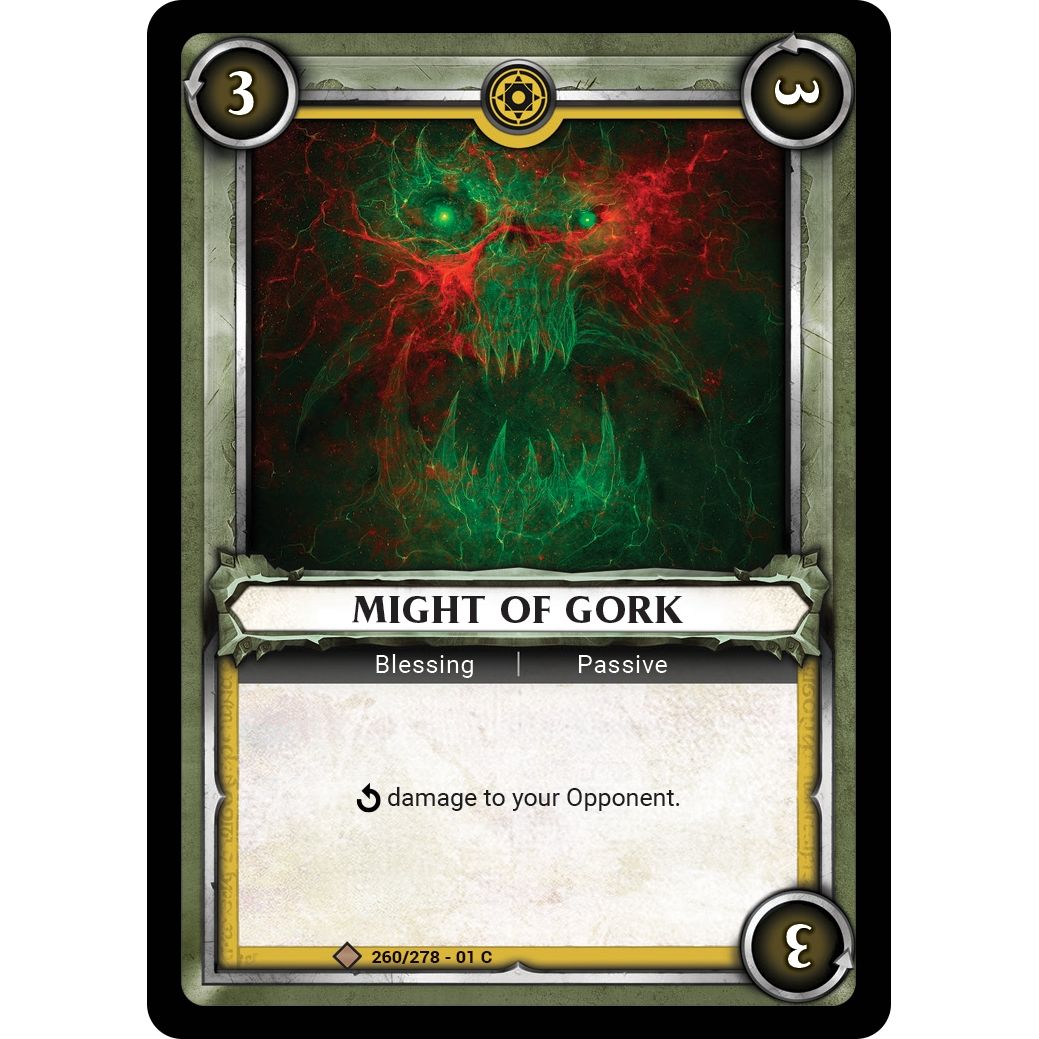 Image for Might of Gork (Claimed) (260/278) (WHAOSC) - Warhammer Age of Sigmar Champions TCG
