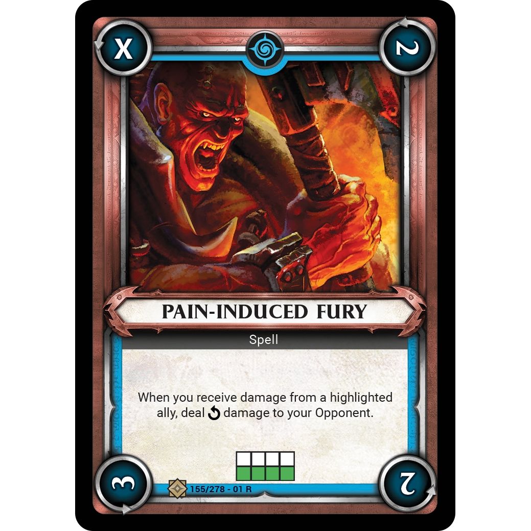 Image for Pain-Induced Fury (Claimed) (155/278) (WHAOSC) - Warhammer Age of Sigmar Champions TCG