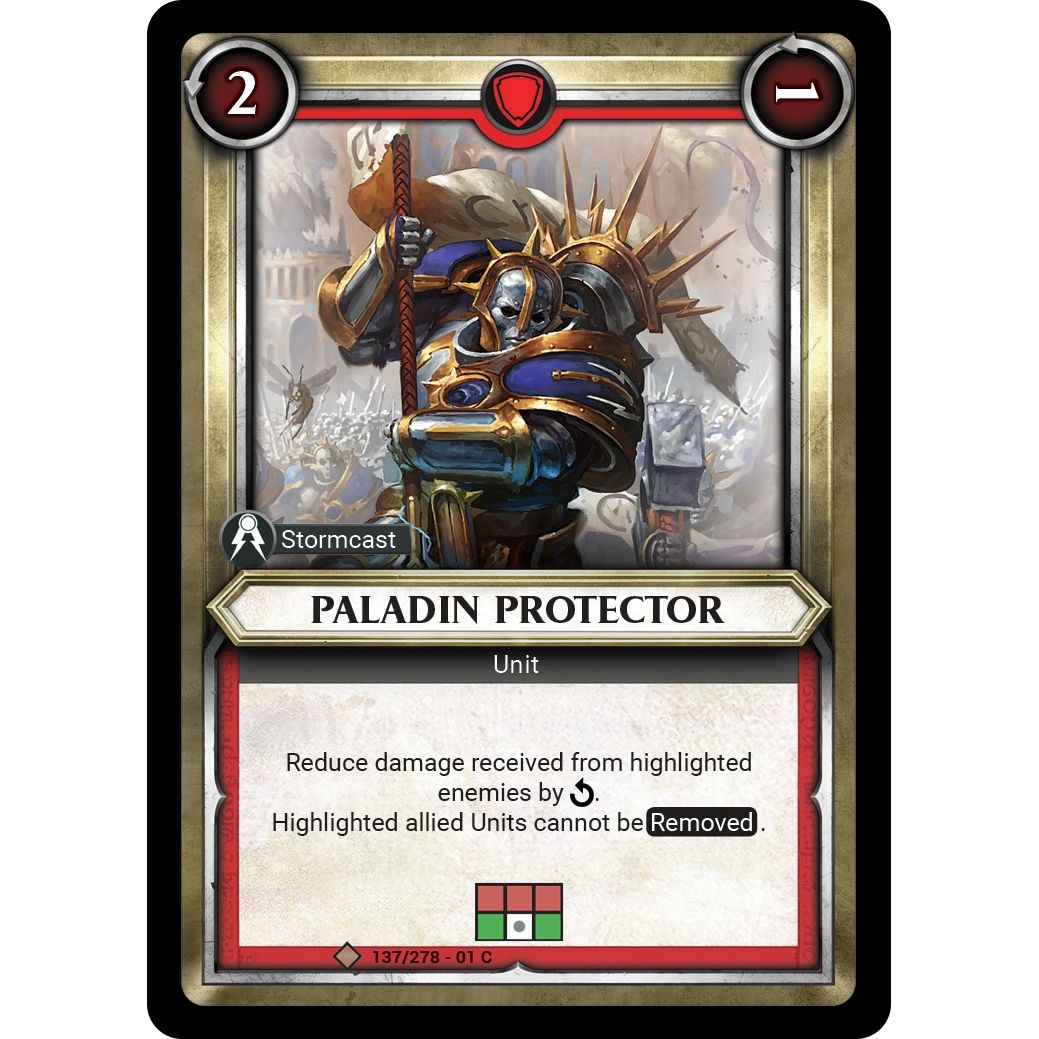 Image for Paladin Protector (Claimed) (137/278) (WHAOSC) - Warhammer Age of Sigmar Champions TCG