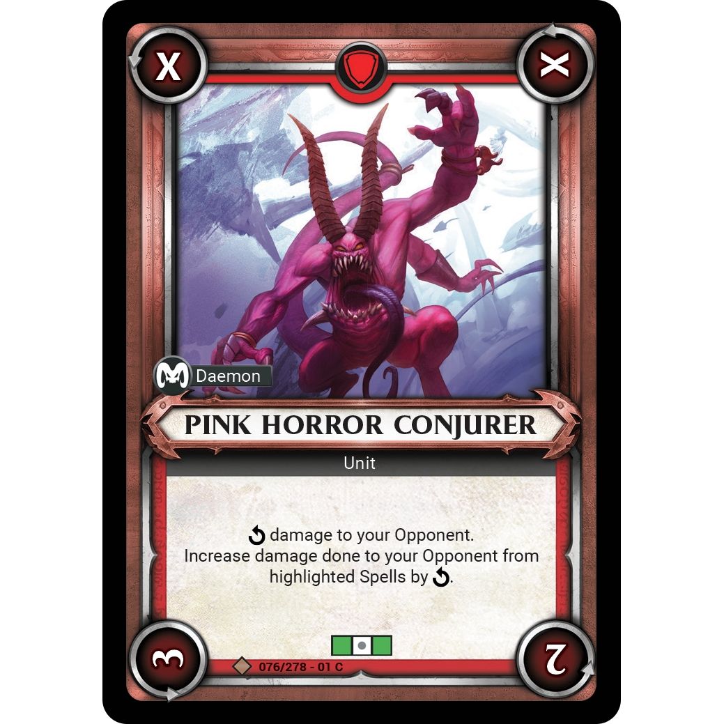 Image for Pink Horror Conjurer (Claimed) (076/278) (WHAOSC) - Warhammer Age of Sigmar Champions TCG