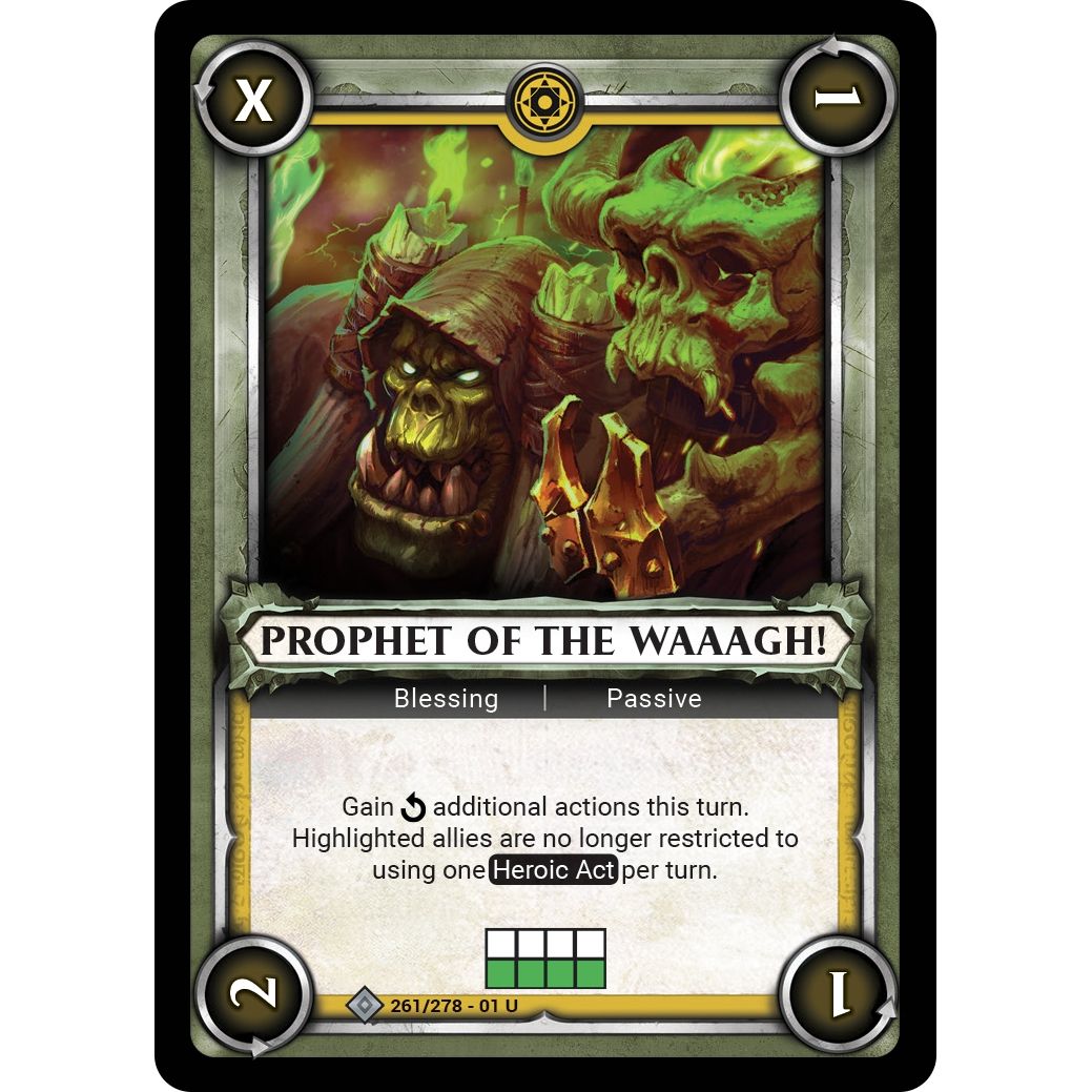 Image for Prophet of the Waaagh! (Claimed) (261/278) (WHAOSC) - Warhammer Age of Sigmar Champions TCG