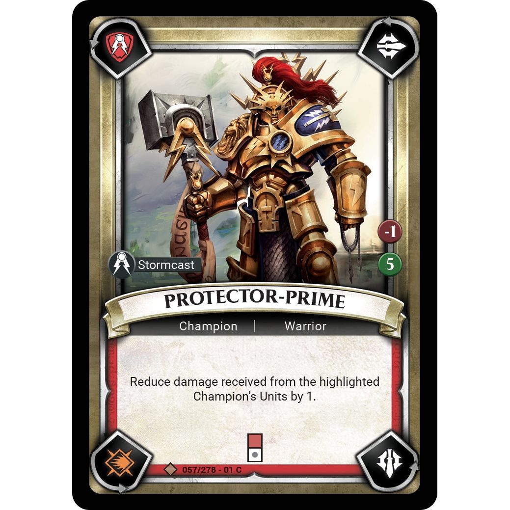 Image for Protector-Prime (Claimed) (057/278) (WHAOSC) - Warhammer Age of Sigmar Champions TCG