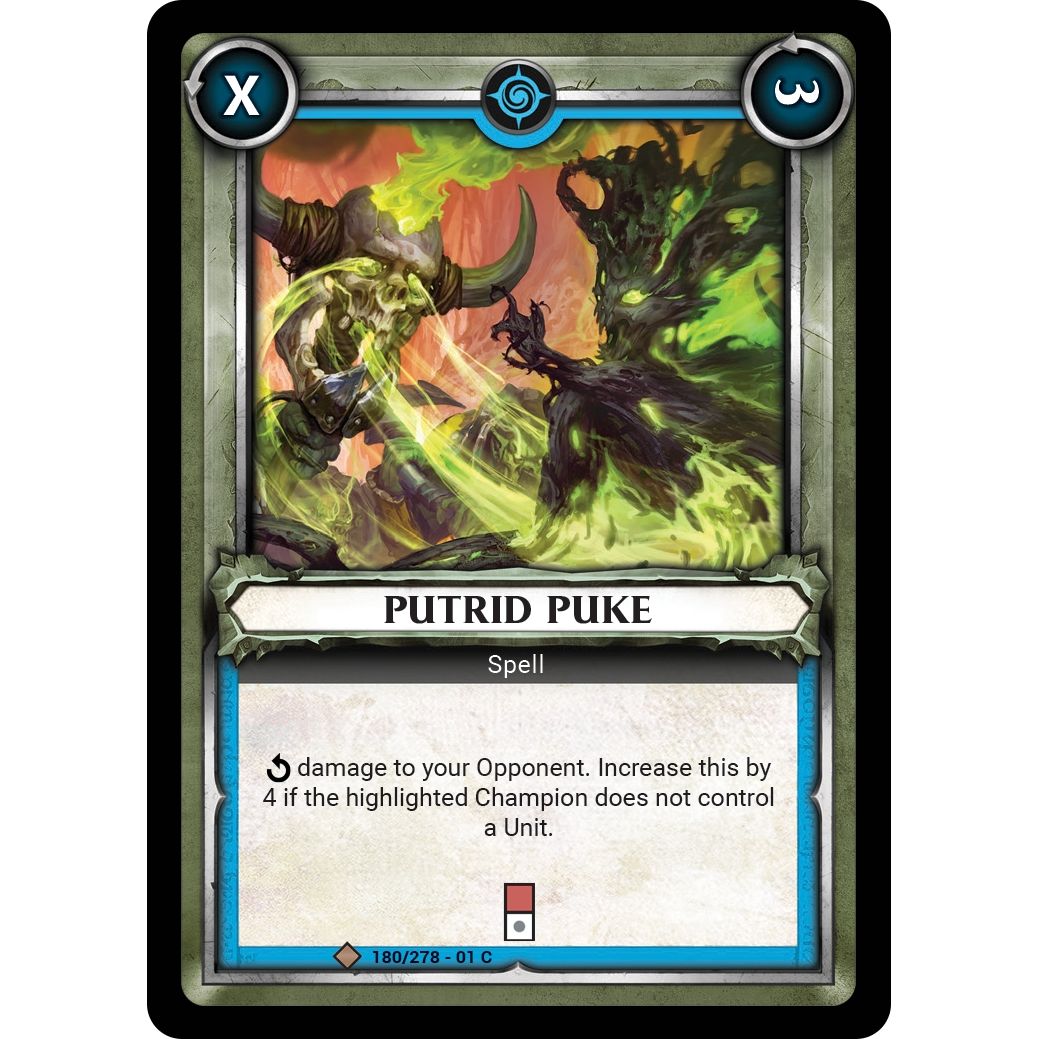 Image for Putrid Puke (Unclaimed) (180/278) (WHAOSC) - Warhammer Age of Sigmar Champions TCG