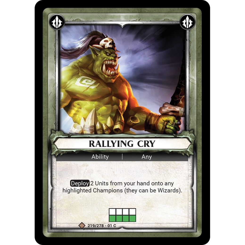 Image for Rallying Cry (Claimed) (219/278) (WHAOSC) - Warhammer Age of Sigmar Champions TCG