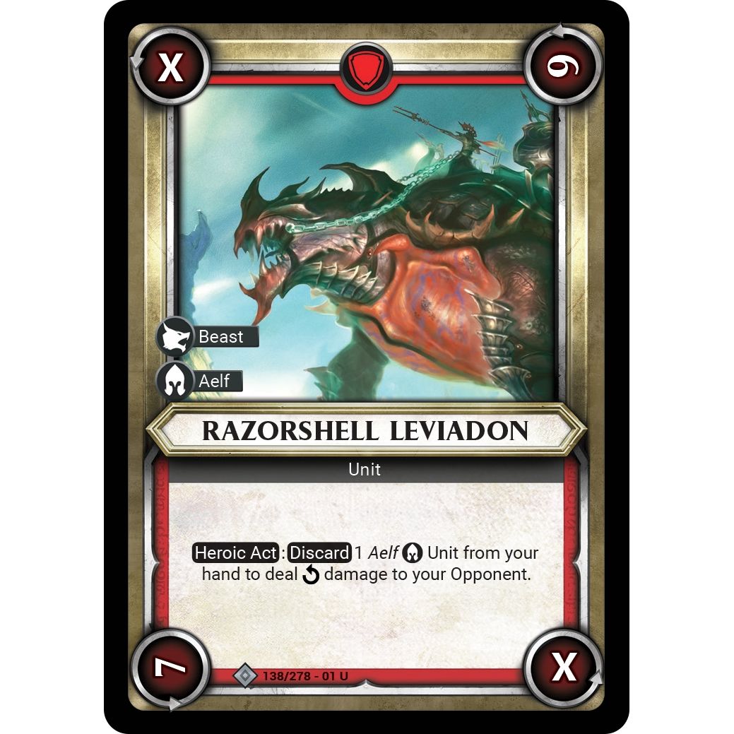 Image for Razorshell Leviadon (Unclaimed) (138/278) (WHAOSC) - Warhammer Age of Sigmar Champions TCG