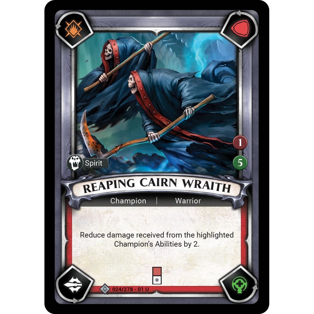 Image for Reaping Cairn Wraith (Unclaimed) (024/278) (WHAOSC) - Warhammer Age of Sigmar Champions TCG
