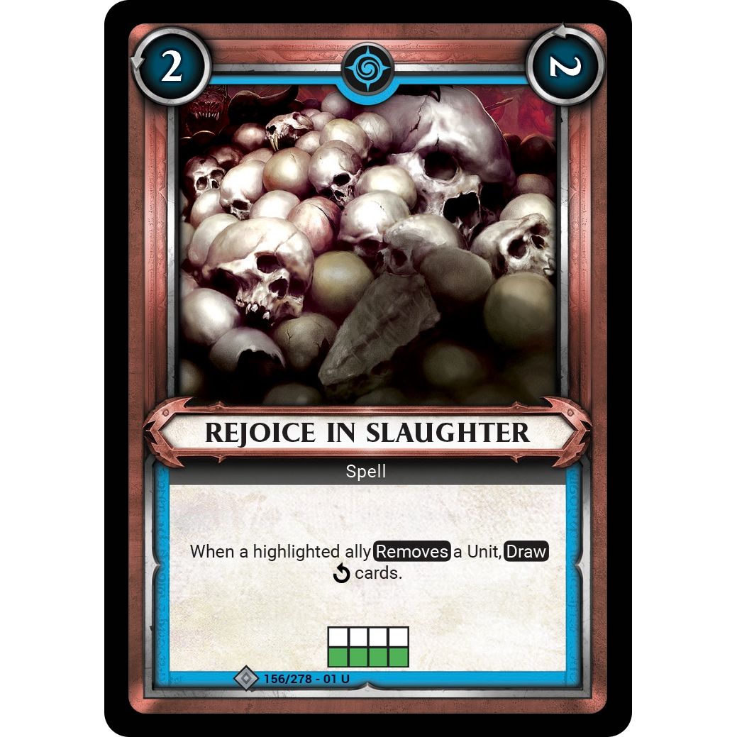 Image for Rejoice in Slaughter (Claimed) (156/278) (WHAOSC) - Warhammer Age of Sigmar Champions TCG