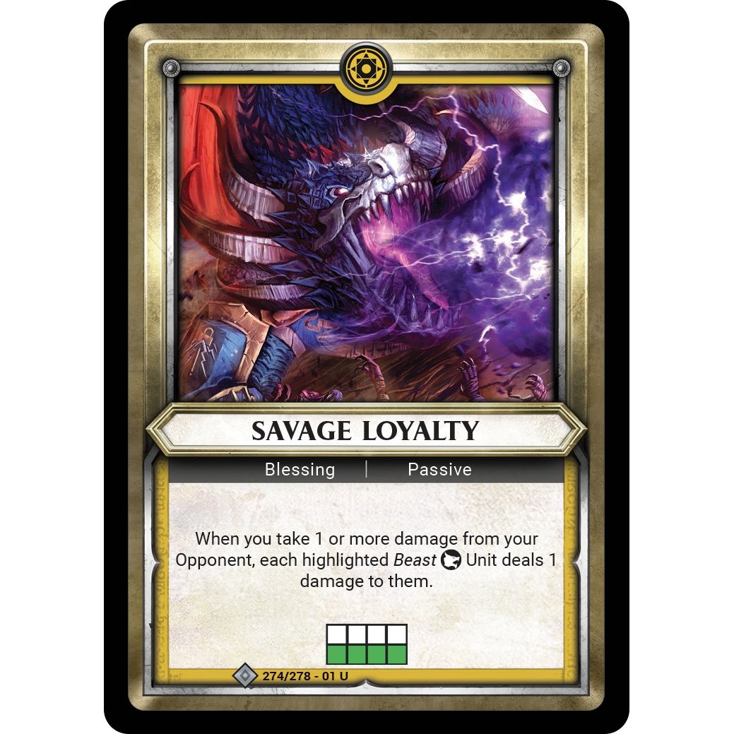 Image for Savage Loyalty (Unclaimed) (274/278) (WHAOSC) - Warhammer Age of Sigmar Champions TCG