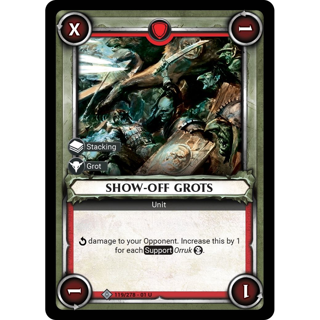 Image for Show-Off Grots (Unclaimed) (119/278) (WHAOSC) - Warhammer Age of Sigmar Champions TCG