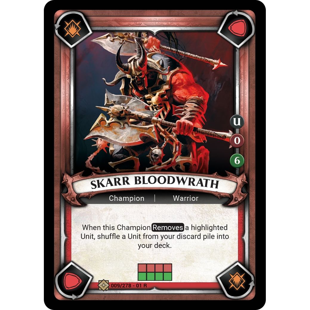 Image for Skarr Bloodwrath (Unclaimed) (009/278) (WHAOSC) - Warhammer Age of Sigmar Champions TCG