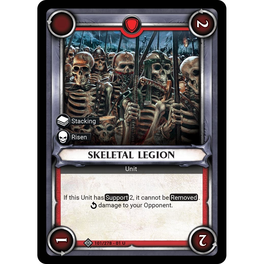 Image for Skeletal Legion (Claimed) (101/278) (WHAOSC) - Warhammer Age of Sigmar Champions TCG