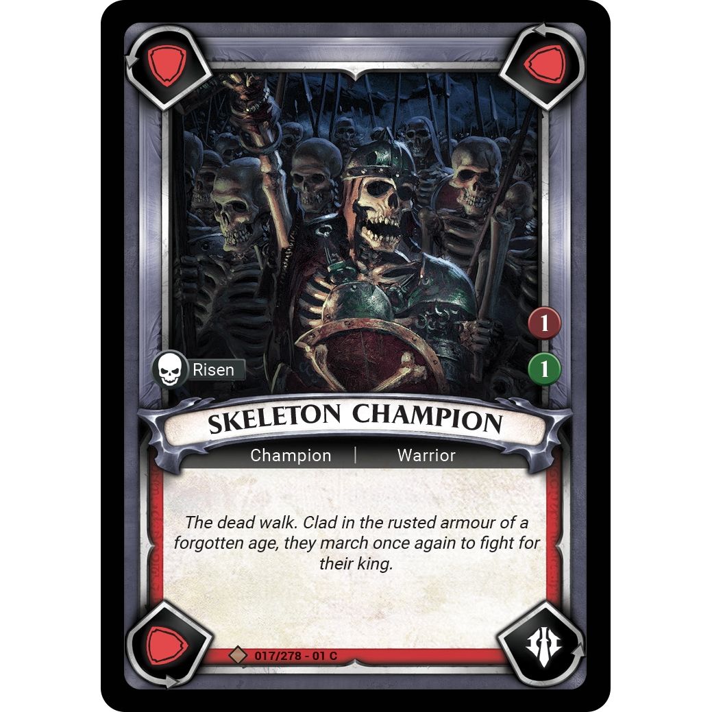 Image for Skeleton Champion (Claimed) (017/278) (WHAOSC) - Warhammer Age of Sigmar Champions TCG
