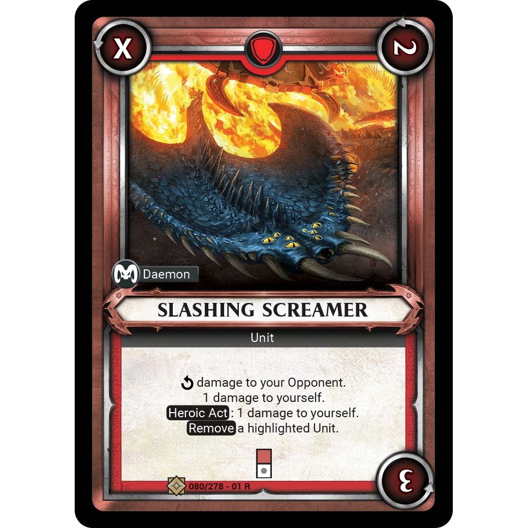Image for Slashing Screamer (Claimed) (080/278) (WHAOSC) - Warhammer Age of Sigmar Champions TCG