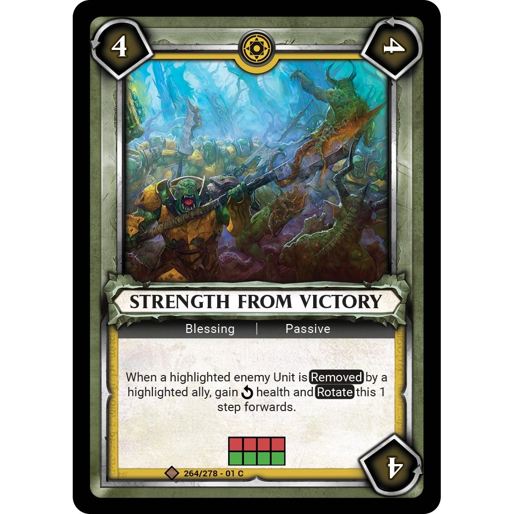 Image for Strength from Victory (Claimed) (264/278) (WHAOSC) - Warhammer Age of Sigmar Champions TCG