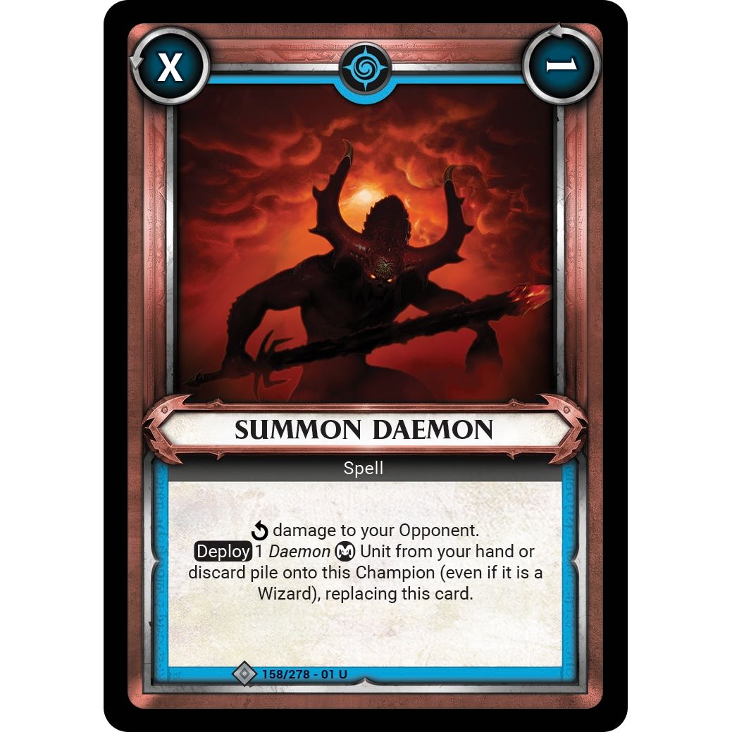 Image for Summon Daemon (Unclaimed) (158/278) (WHAOSC) - Warhammer Age of Sigmar Champions TCG