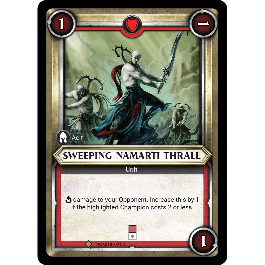 Image for Sweeping Namarti Thrall (Unclaimed) (143/278) (WHAOSC) - Warhammer Age of Sigmar Champions TCG