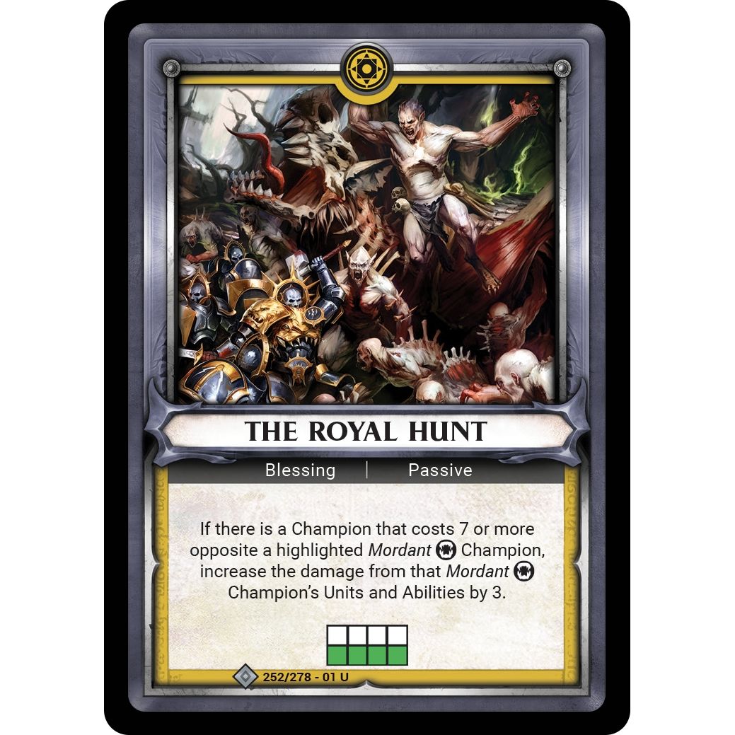 Image for The Royal Hunt (Unclaimed) (252/278) (WHAOSC) - Warhammer Age of Sigmar Champions TCG