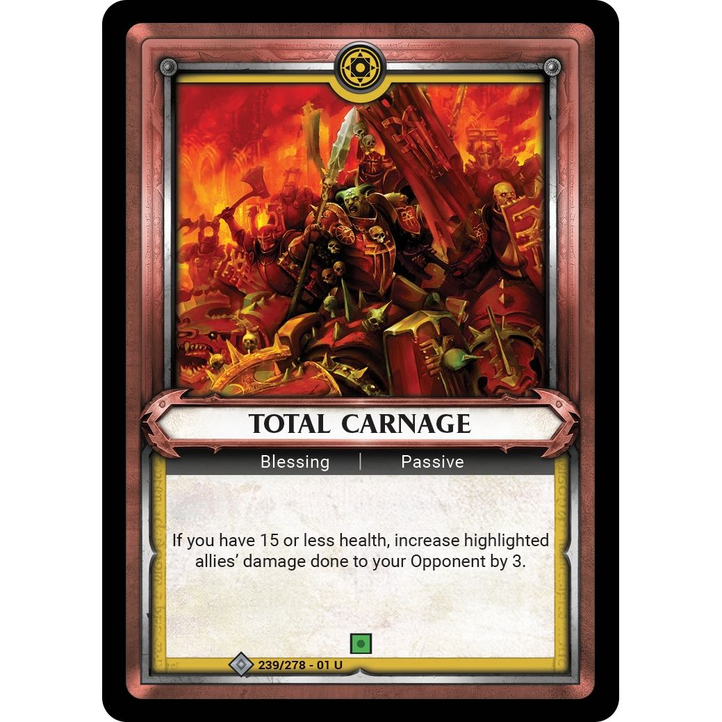 Image for Total Carnage (Claimed) (239/278) (WHAOSC) - Warhammer Age of Sigmar Champions TCG