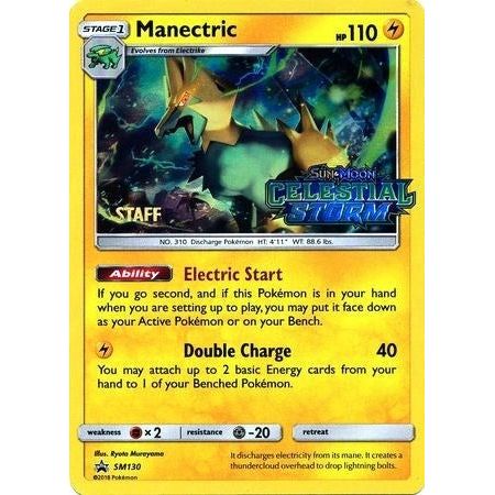 Image for Manectric - SM130 (Prerelease) [Staff] (SM130) (SMP) - Pokemon