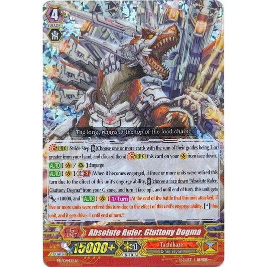 Image for Absolute Ruler, Gluttony Dogma (PR/0442EN) (PR) - Cardfight Vanguard