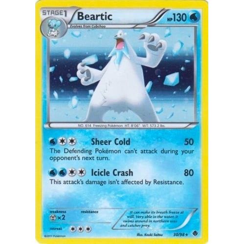 Image for Beartic - 30/98 (Cosmos Holo) (030/098) (BLE) - Pokemon