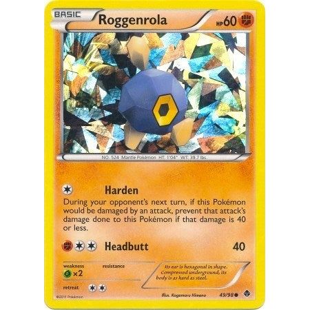 Image for Roggenrola - 49/98 (Cracked Ice Holo) (049/098) (BLE) - Pokemon