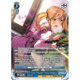 Image for "Cute Friends" Arisa Ichigaya (B) (SP) (BD/W54-E076SPb SP) (BD/W54) - Weiss Schwarz