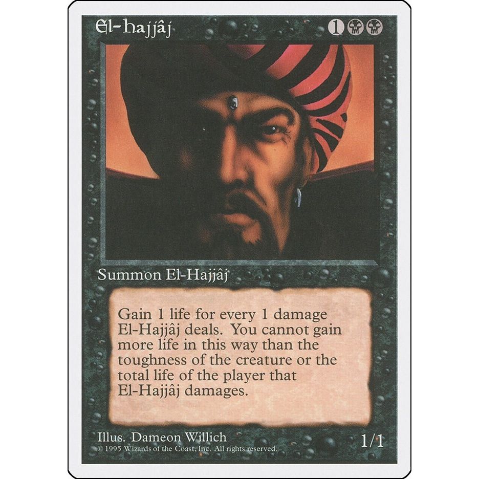 Image for El-Hajjaj (18) (4ED) - Magic: The Gathering