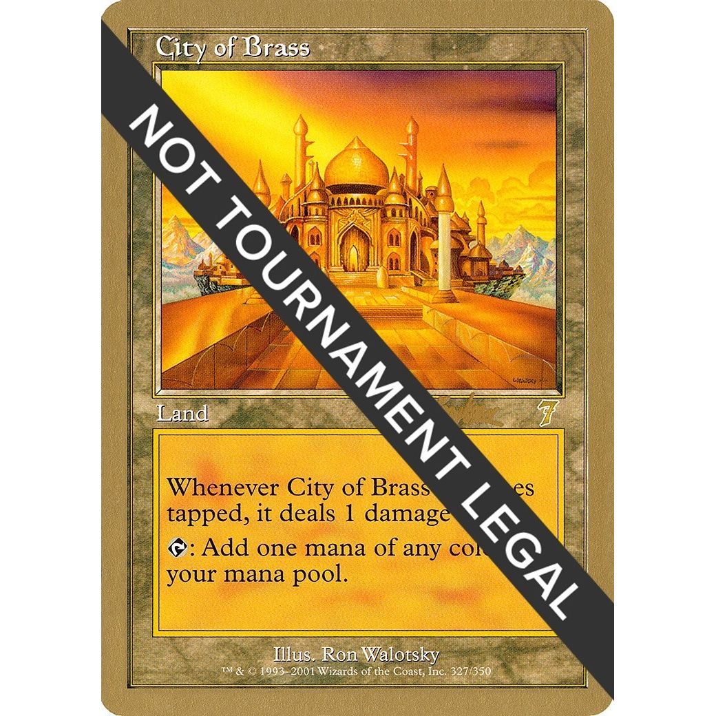Image for City of Brass - 2002 Brian Kibler (7ED) (WCD) - Magic: The Gathering