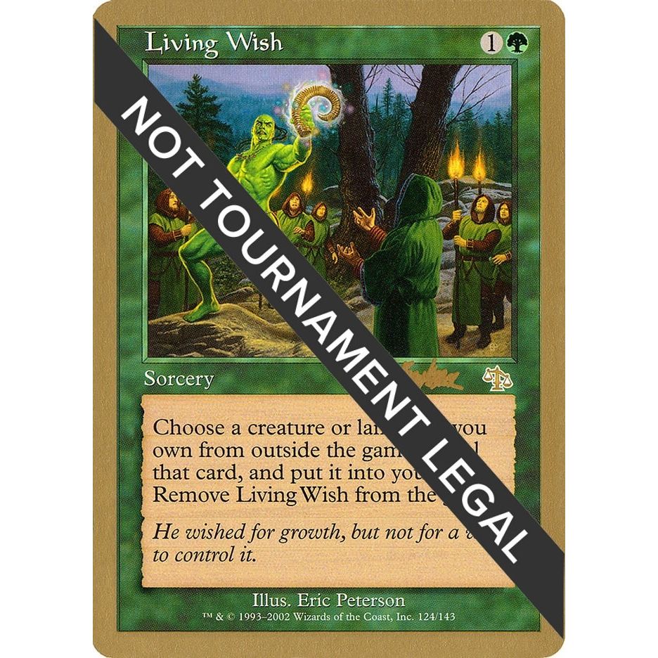 Image for Living Wish - 2002 Brian Kibler (JUD) (WCD) - Magic: The Gathering