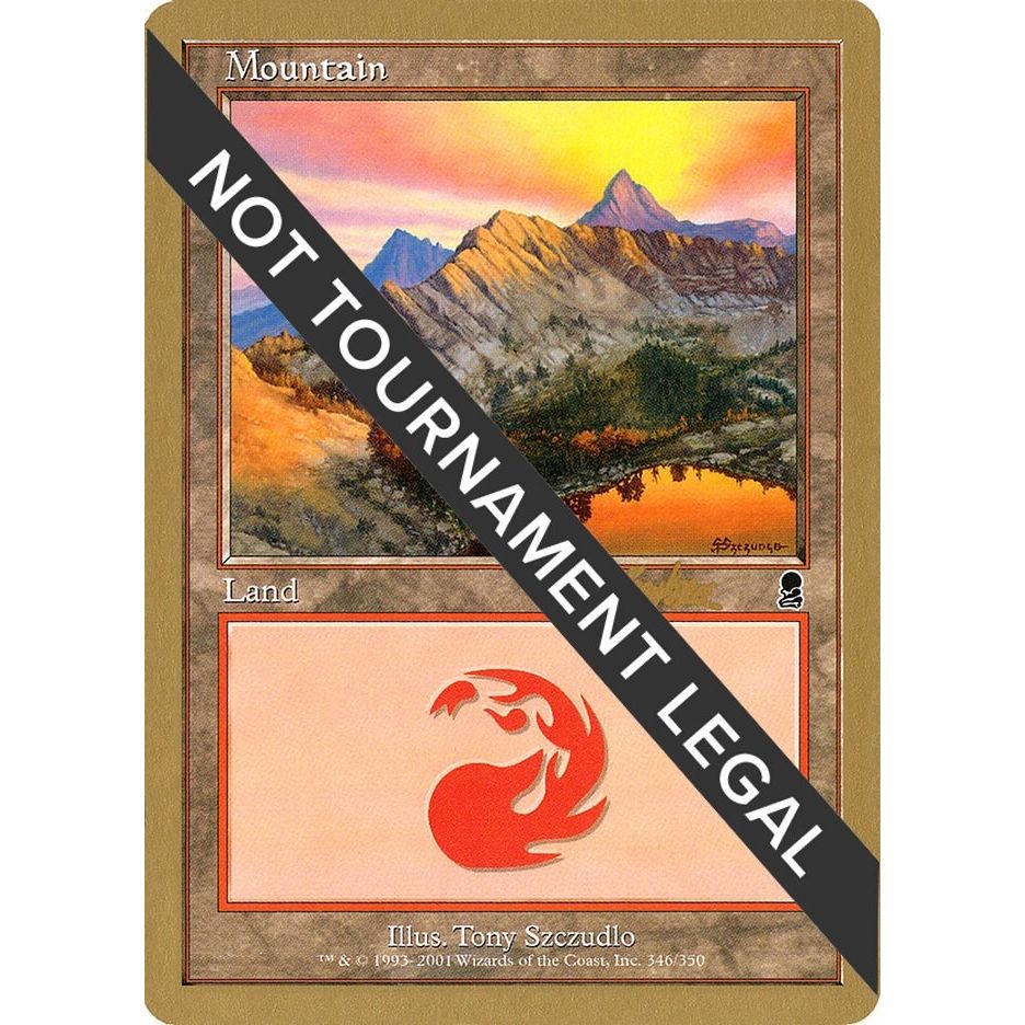 Image for Mountain (346) - 2002 Brian Kibler (ODY) (WCD) - Magic: The Gathering