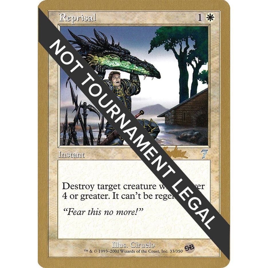 Image for Reprisal - 2002 Brian Kibler (7ED) (SB) (WCD) - Magic: The Gathering