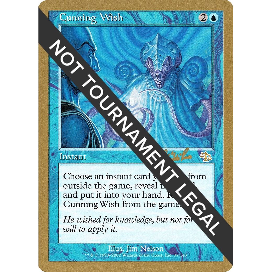 Image for Cunning Wish - 2002 Carlos Romao (JUD) (WCD) - Magic: The Gathering