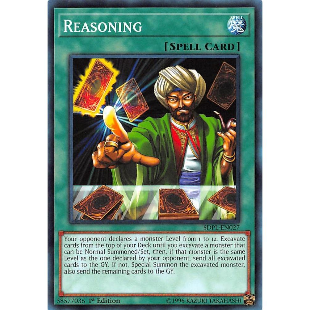 Image for Reasoning (SDPL-EN027) (SDPL) - YuGiOh