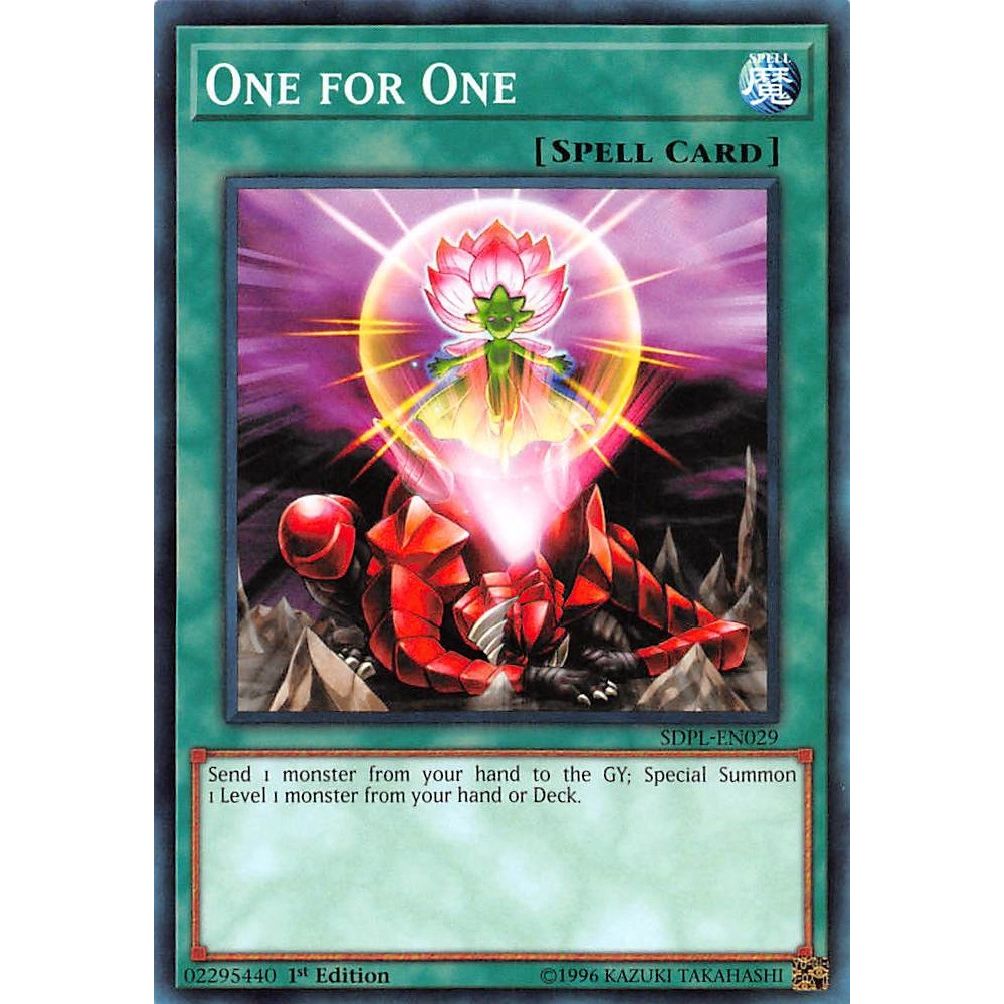 Image for One for One (SDPL-EN029) (SDPL) - YuGiOh