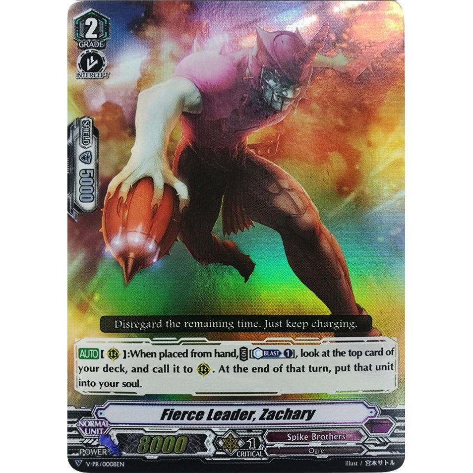 Image for Fierce Leader, Zachary (V-PR/0008EN) (VPR) - Cardfight Vanguard