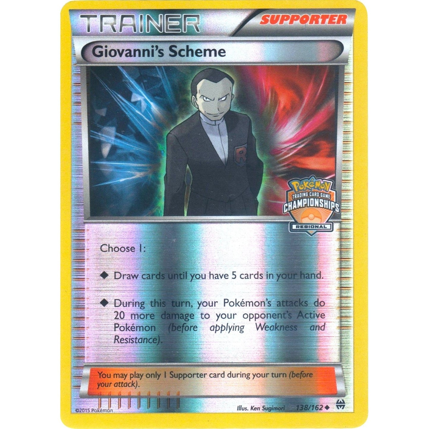 Image for Giovanni's Scheme - 138/162 (Regional Championships) (138/162) (PR) - Pokemon