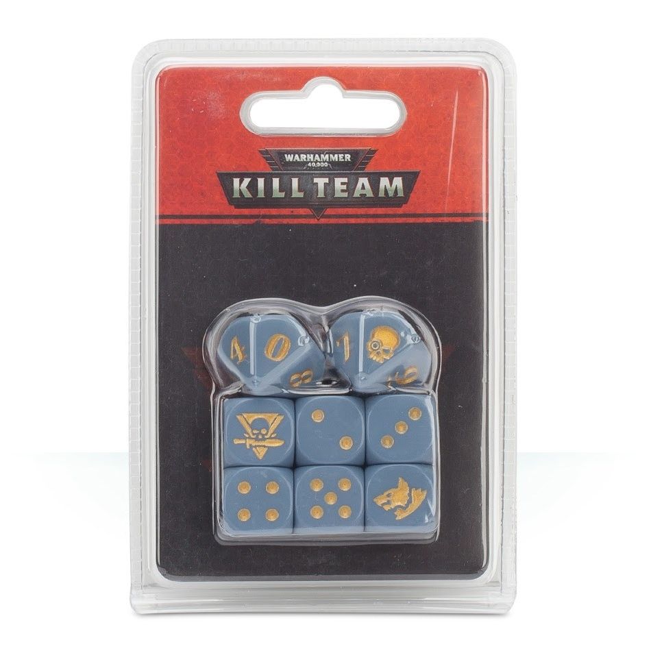 Image for Warhammer: 40K - Kill Team - Space Wolves Dice (8-Pack) - Warhammer Game Accessories