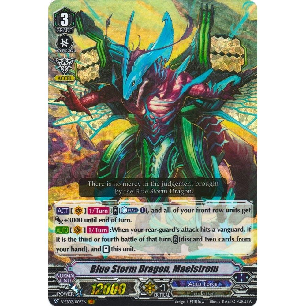 Image for Blue Storm Dragon, Maelstrom (V-EB02/003EN) (V-EB02) - Cardfight Vanguard