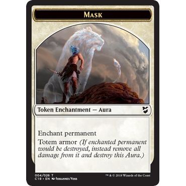 Image for Mask // Soldier Double-Sided Token (4 // 6) (C18) - Magic: The Gathering