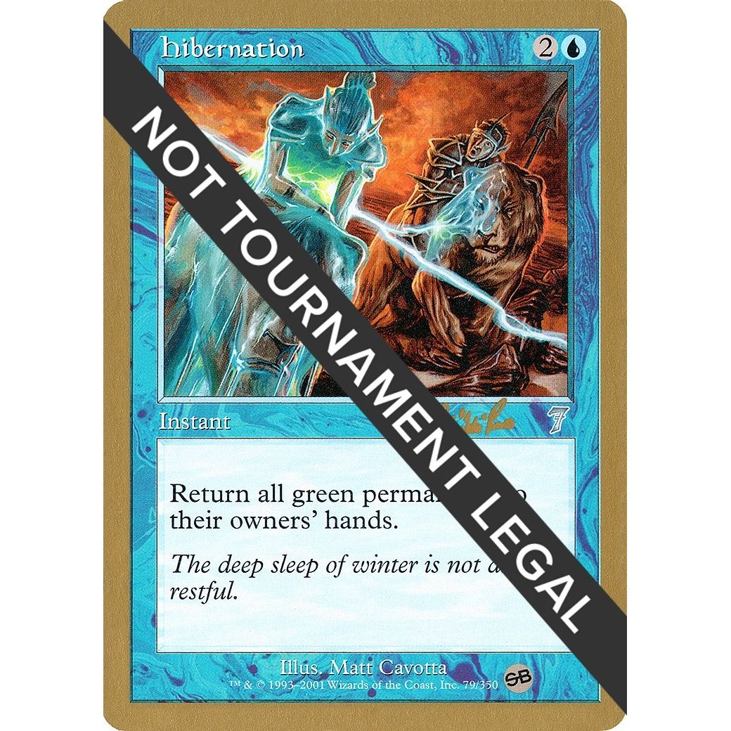 Image for Hibernation - 2002 Carlos Romao (7ED) (SB) (WCD) - Magic: The Gathering